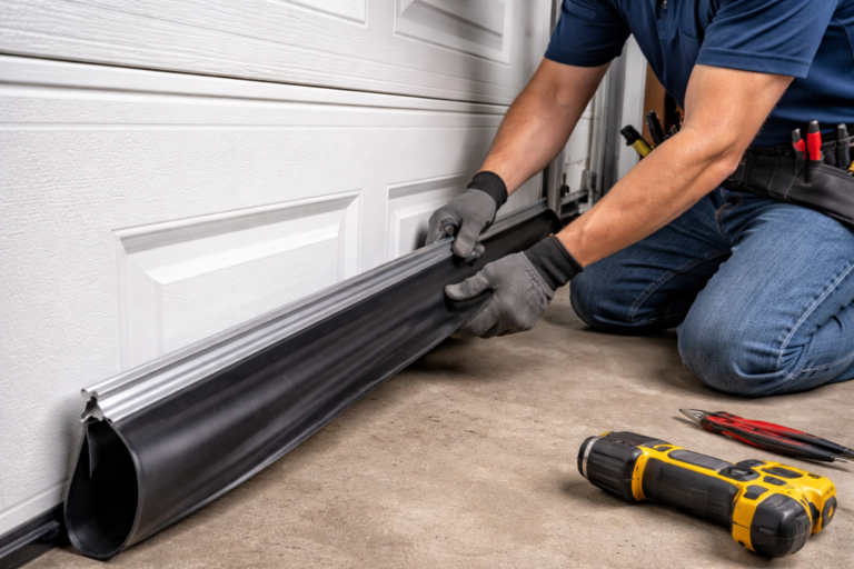 Garage Door Seal Installation